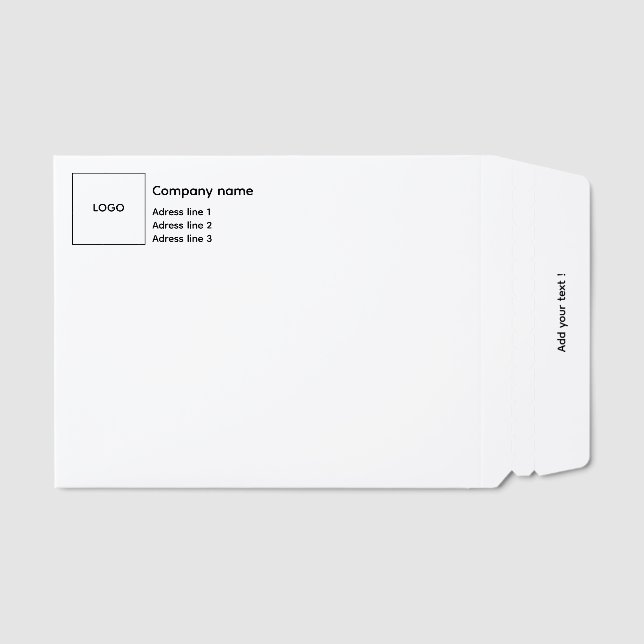 Logo professional Envelope Mailer (Front)