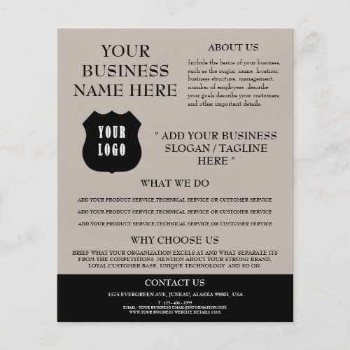 Logo Professional New Business Advertising  Flyer