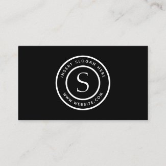 Logo Professional Plain Simple Modern Black