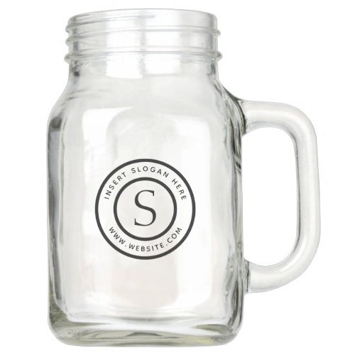 Logo Professional Plain Simple Modern Mason Jar