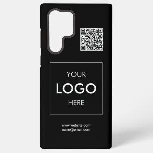 Logo QR Code Black Samsung Galaxy S22 Ultra Case