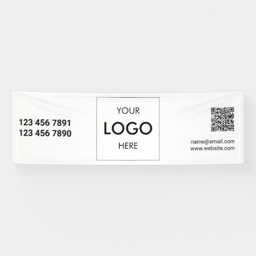 Logo QR Code Modern Banner