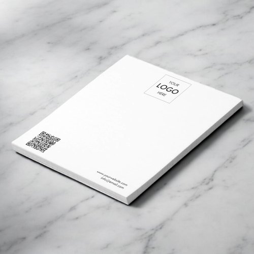 Logo QR Code Simple Notepad