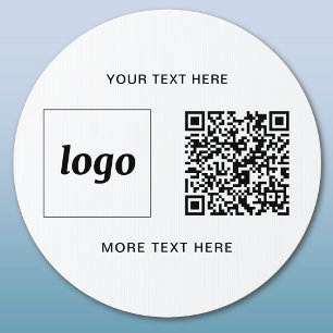 Logo QR Text Promotional Business Outdoor Sign