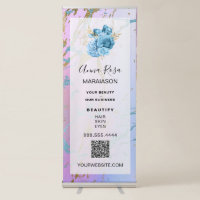 *~* LOGO QR Turquoise Gold Marble Store Shop