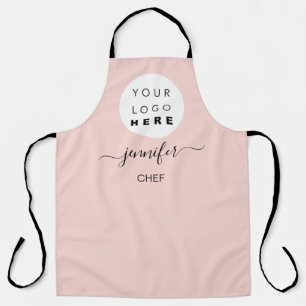Logo Restaurant Bakery Catering Coffe Shop Blush Apron