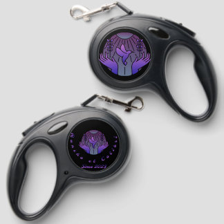 logo retractable pet leash