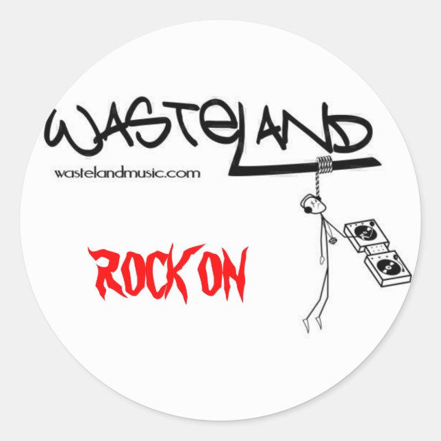 LOGO/ROCK ON STICKER (Front)