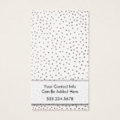 Logo Rose Gold Confetti Earring Holder Display (Back)