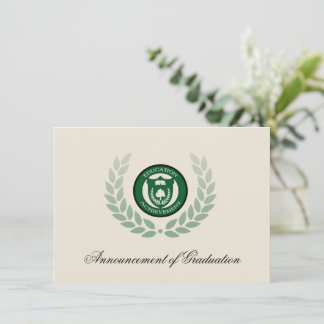 Logo School or College Graduation Announcements