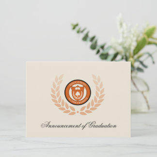 Logo School or College Graduation Announcements
