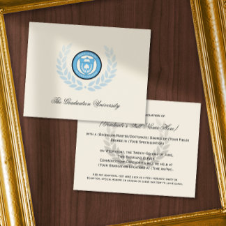Logo School or College Graduation Announcements