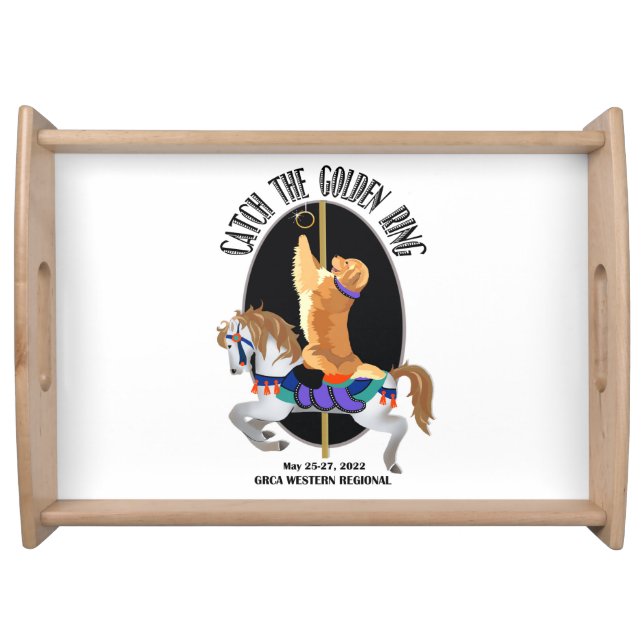 logo serving tray (Front)