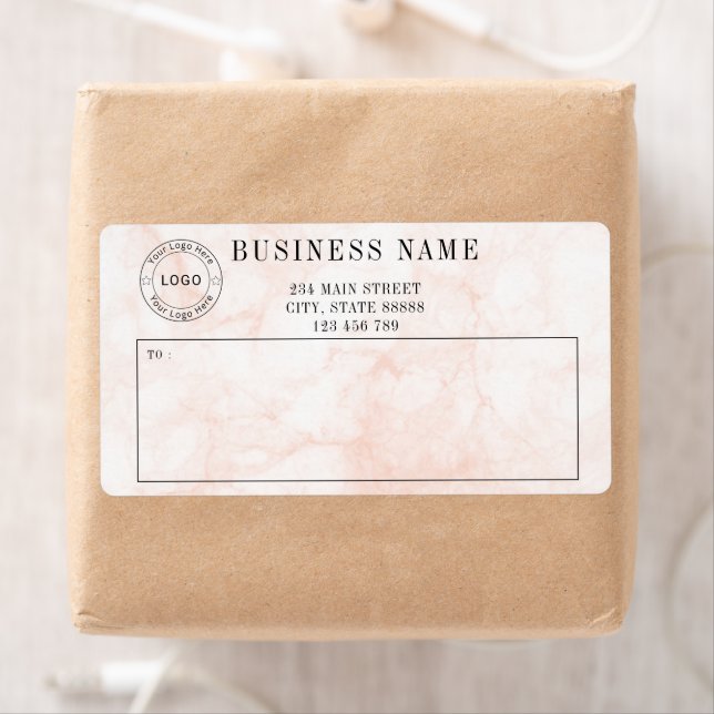 Logo Shipping Business Professional Label (Insitu)