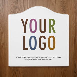 Logo Sign for Office Door Acrylic Self Adhesive
