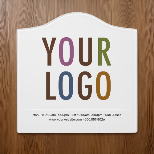 Logo Sign for Office Door Acrylic Self Adhesive