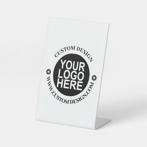 Logo Simple Modern Professional Create Your Own  Pedestal Sign