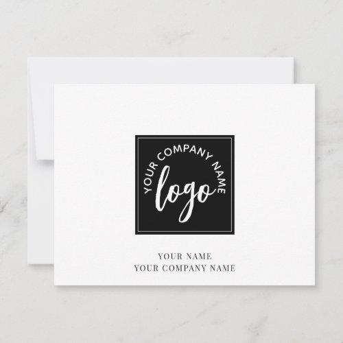 Logo Simple Note Card