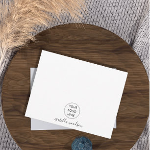 Logo Simple Note Card