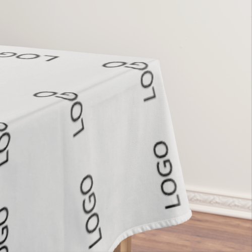 Logo Simple Professional Corporate Business Grey Tablecloth