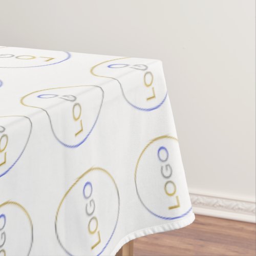 Logo Simple Professional Corporate Business White Tablecloth