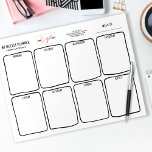 Logo Simple Tear Away Hand Drawn Weekly Planner Notepad at Zazzle
