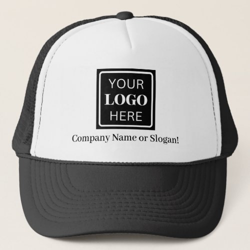 Logo Slogan Business  Company  Trucker Hat