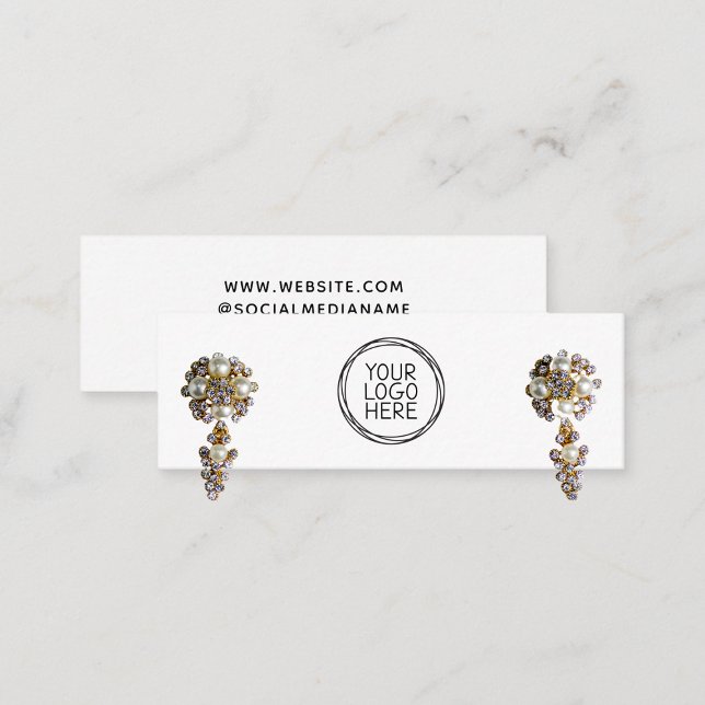 Logo Social Media Stud Earrings Display Card (Creator Uploaded)