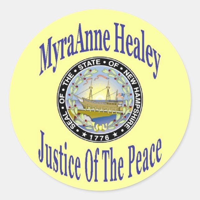 Logo Special JP Myra Classic Round Sticker (Front)