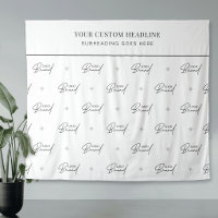 Logo Step Repeat Seminar Conference Event Backdrop