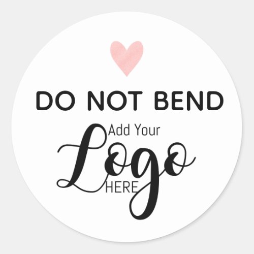 Logo sticker Do not Bend