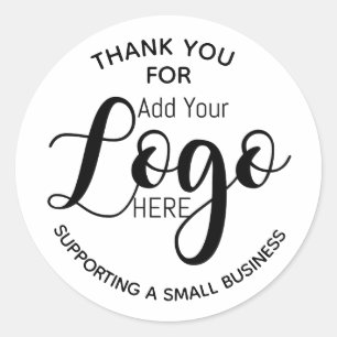 Logo sticker thank you Supporting A Small Business