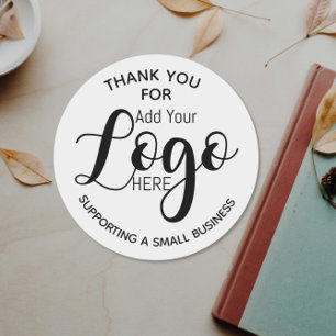 Logo sticker thank you Supporting A Small Business