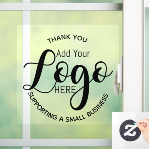 Logo sticker thank you Supporting A Small Business