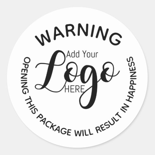 Logo sticker warning happiness