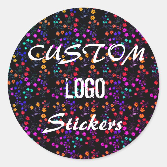 Logo stickers, custom logo, custom stickers, label (Front)