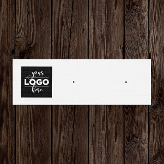 Logo Stud Earring Display Cards