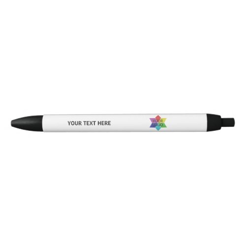 Logo Symbol Motto Company Business Promotion Black Ink Pen