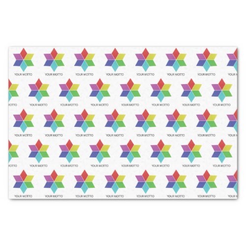 Logo Symbol Motto Company Business Promotion Tissue Paper