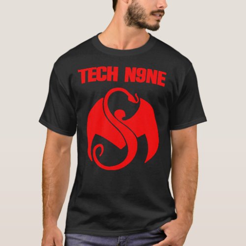 Logo tech n9ne musical  genres hip pop wilatikta E T_Shirt