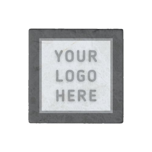 Logo Template Business Promo Minimalist Black Stone Magnet