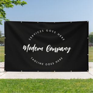 Logo Template Custom Editable text Modern Banner