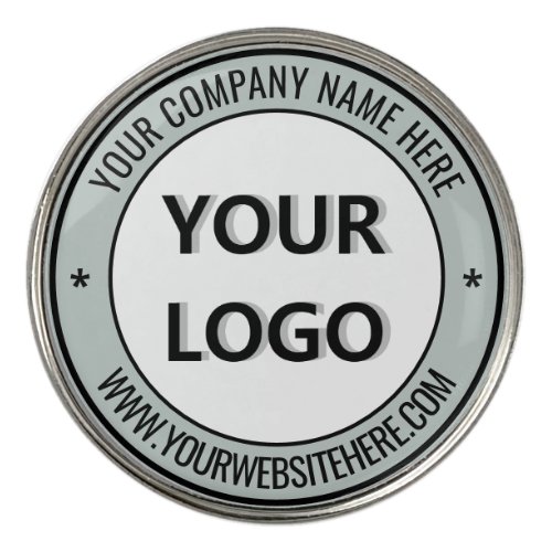 Logo Text and Colors Golf Ball Marker Professional