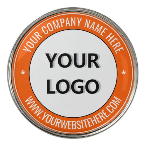 Logo Text and Colors Professional Golf Ball Marker