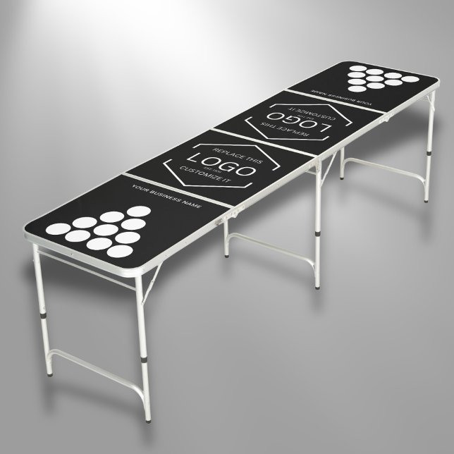 Logo Text Business Promotional Pyramid Beer Pong Table (Creator Uploaded)