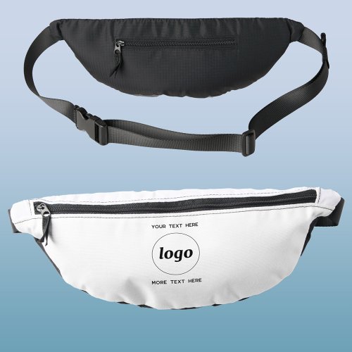 Logo Text Promotional Business Branding Fanny Pack