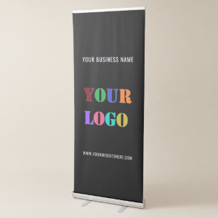 Logo Text Promotional Business Retractable Banner