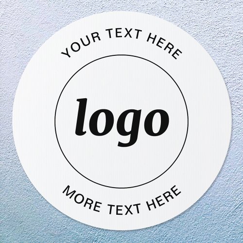 Logo Text Promotional Business Sign