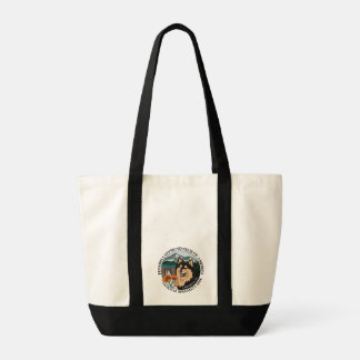 Logo Tote Bag- Black Handle Bag