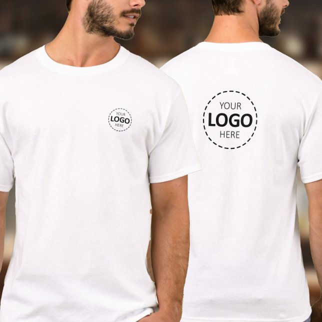 Logo Upload Shirt - Front & Back Logo Staff (Creator Uploaded)